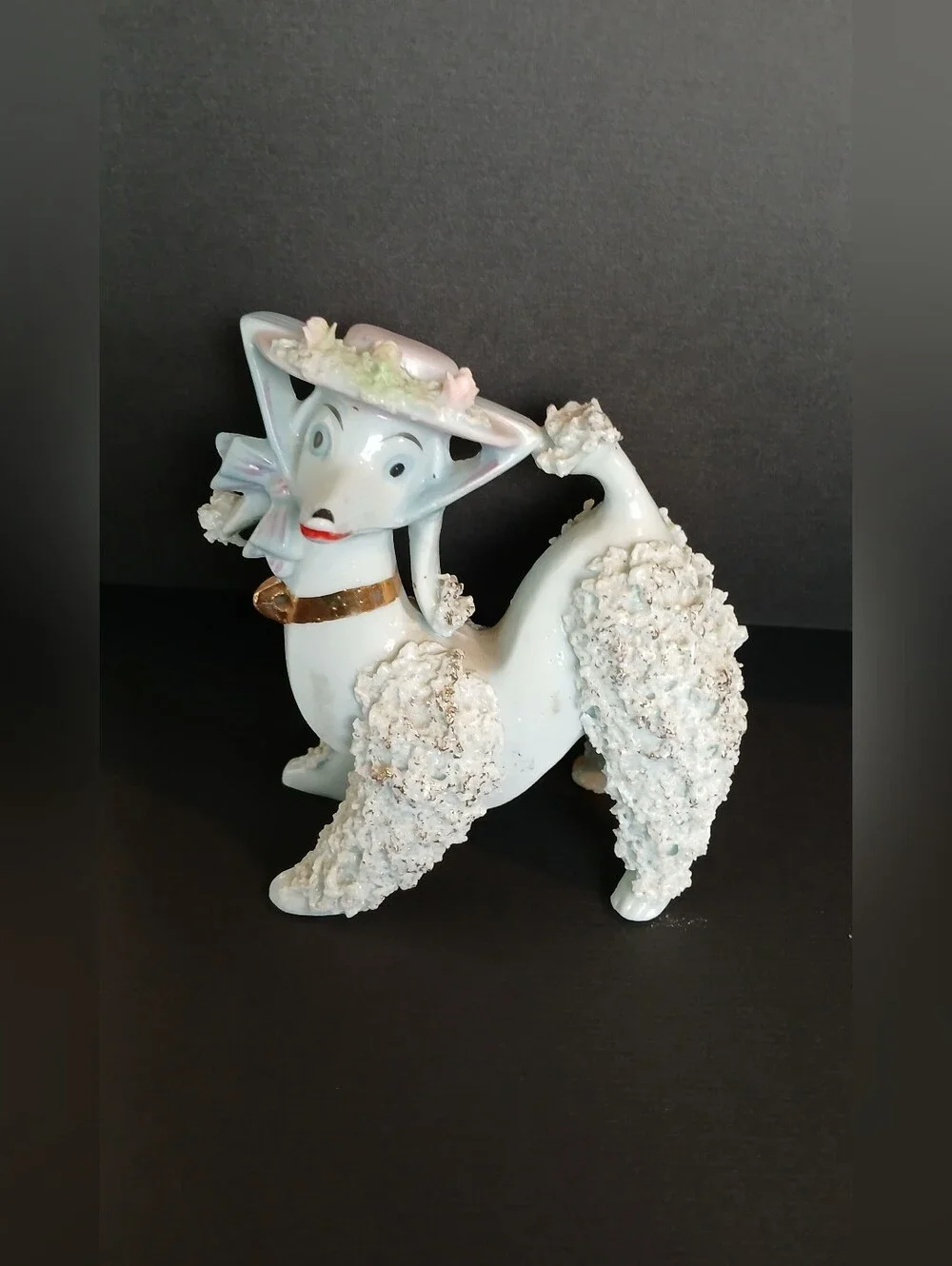 Vintage 1950's Spaghetti Poodle Ceramic